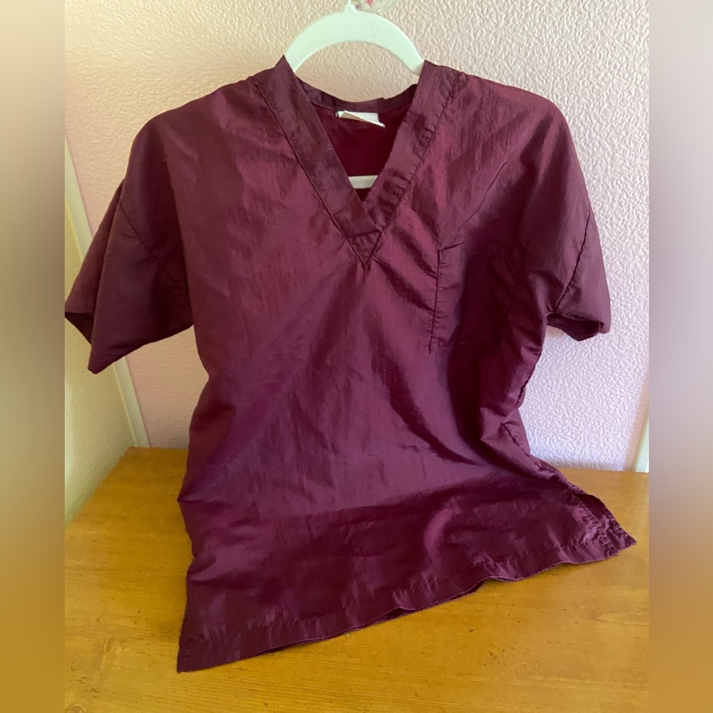 Red Groom Smock Women’s Size S EZ Care Groomer Grooming